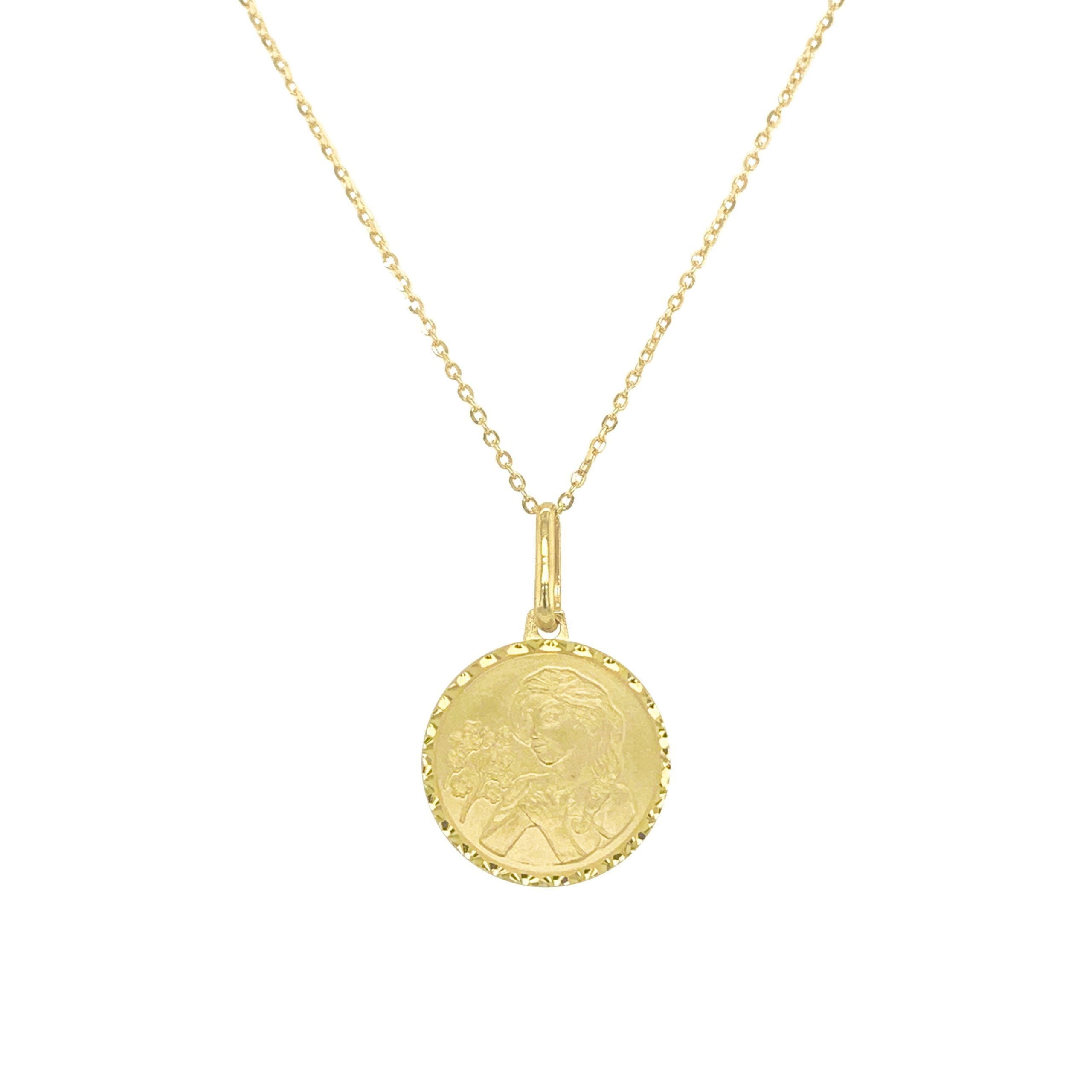 Zodiac Virgo Necklace In 14k Yellow Gold